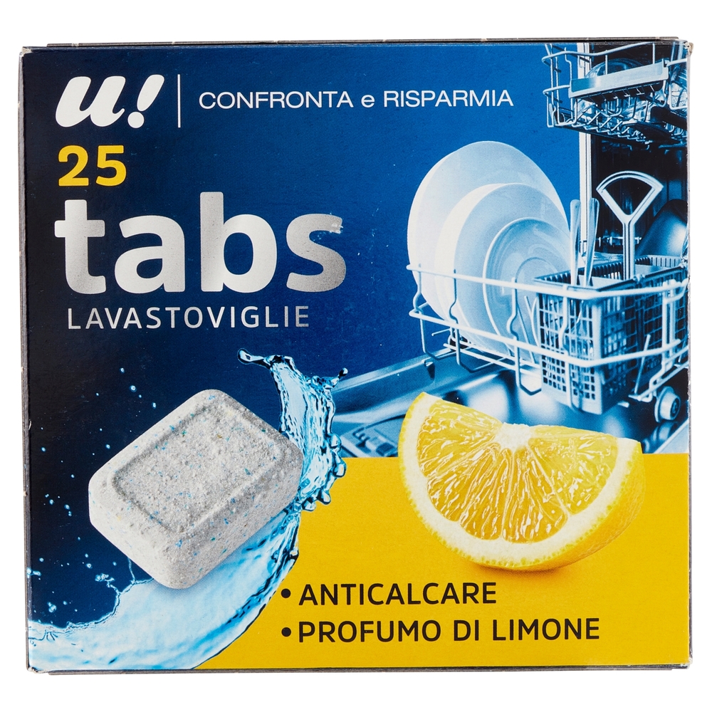25 Tabs Lavastoviglie U! Confronta e Risparmia